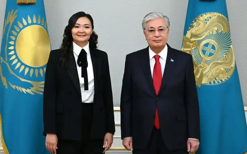 Head of State receives President of Kazakhstan Gymnastics Federation Aliya Yussupova 