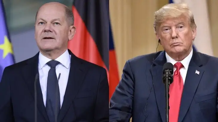 Scholz and Trump