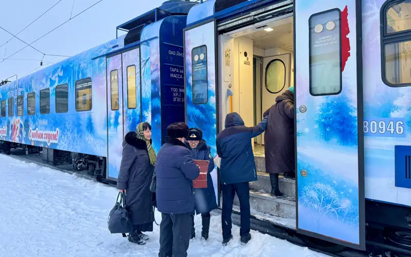 Новогоднюю электричку запустили из Астаны в Кокшетау и Атбасар