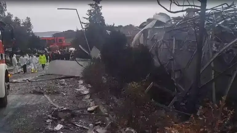 Взрыв на оружейном заводе в Турции