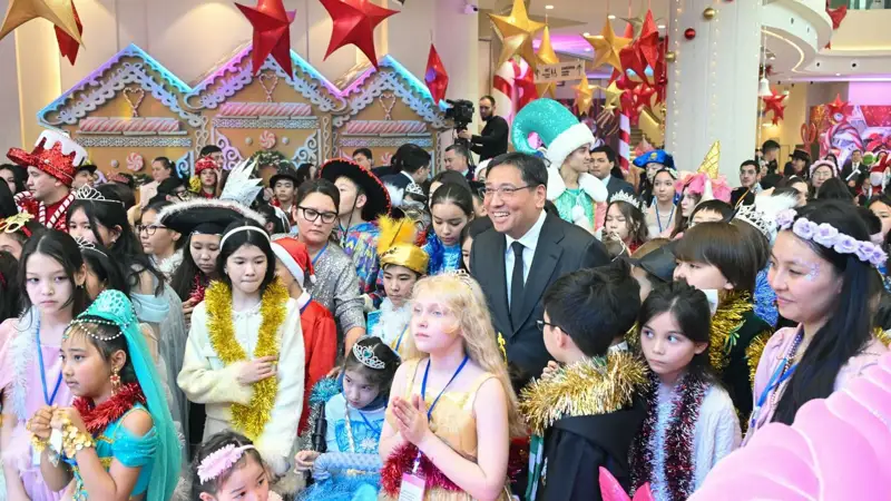 Президентская елка в Алматы