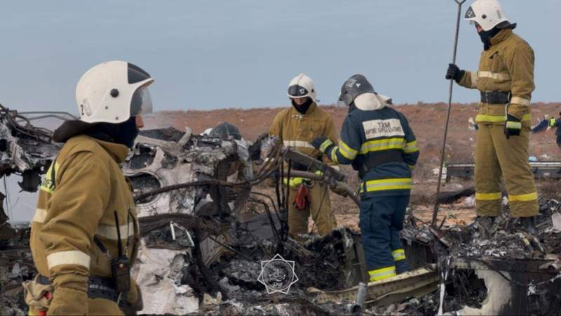 Крушение самолета в Актау актуально