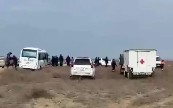 Крушение самолета близ Актау