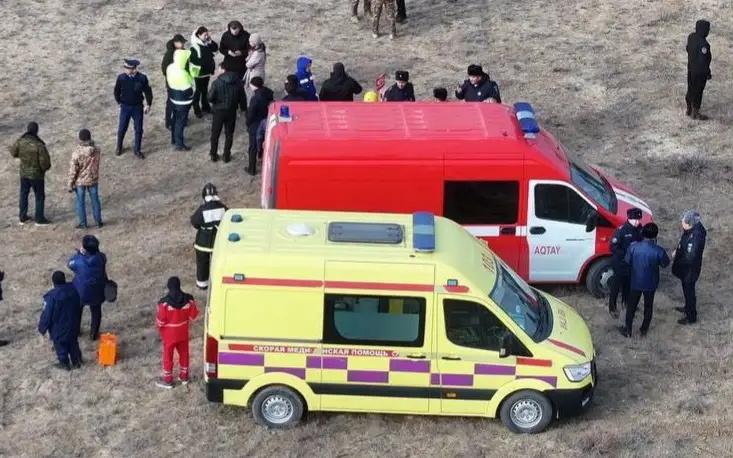 Крушение самолета близ Актау