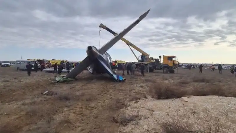 Крушение самолета близ Актау