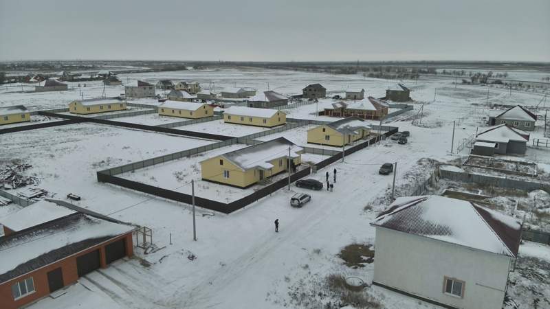 Построенные дома в Бурлинском районе ЗКО