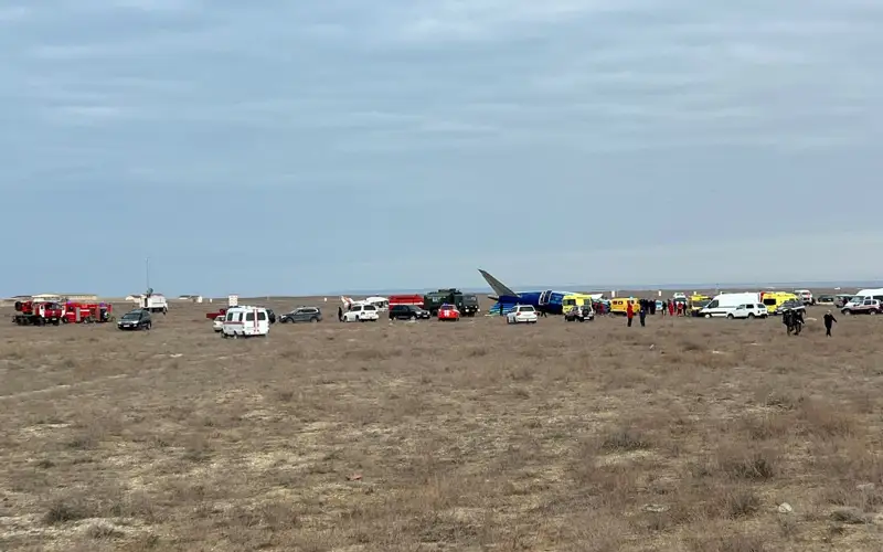 место крушения самолета