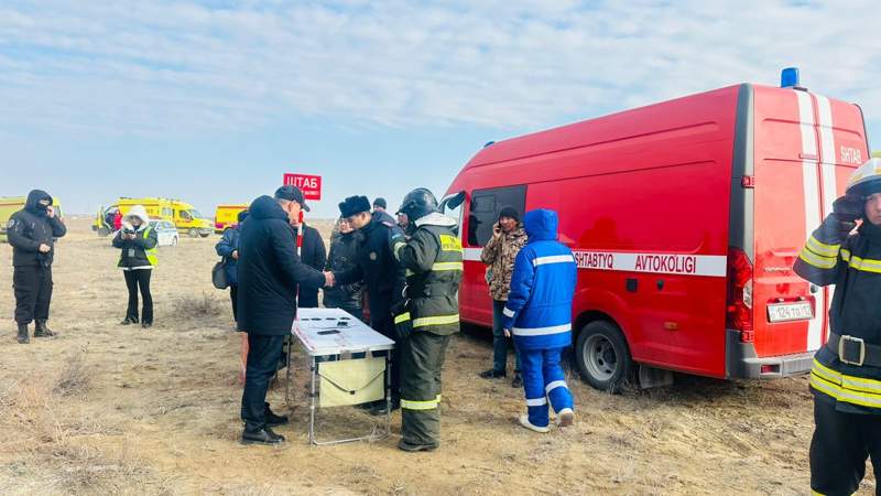 крушение самолета в Актау