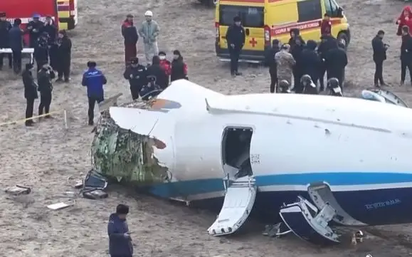 Крушение самолета близ Актау