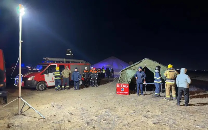 В Актау прибыли спасатели из Азербайджана