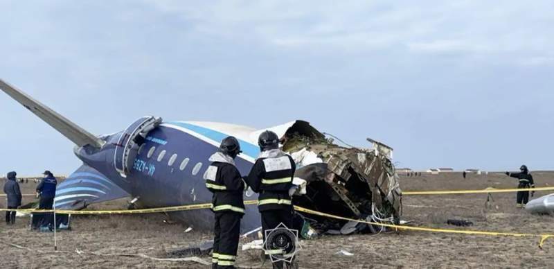 Plane crashes near Aktau