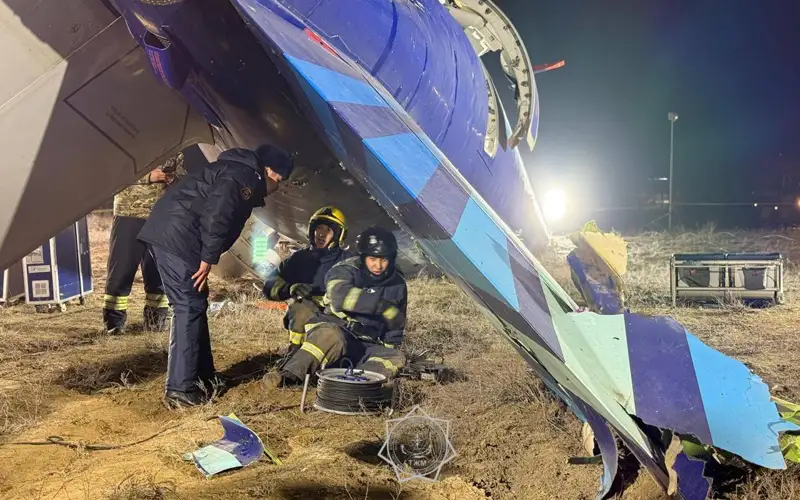 крушение самолета близ Актау