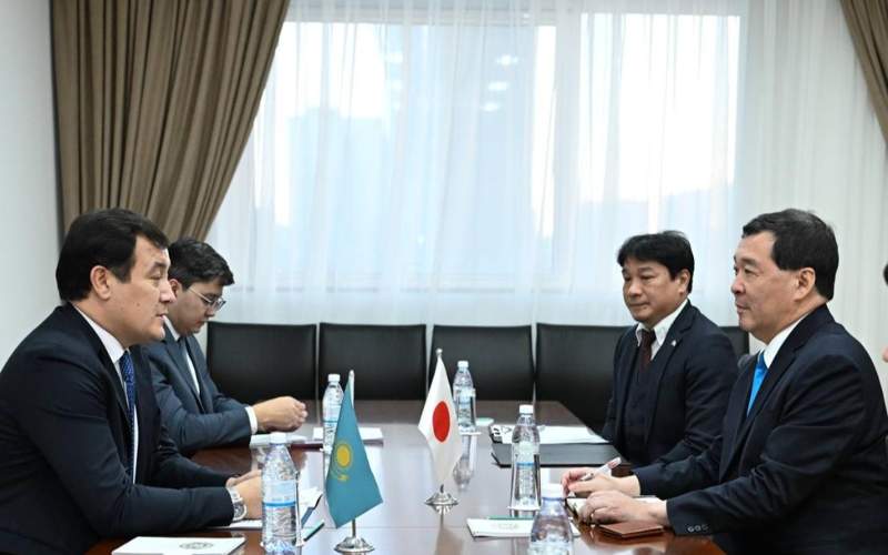 Newly-appointed Ambassador of Japan Yasumasa Iijima presents credentials to Kazakh Deputy FM 