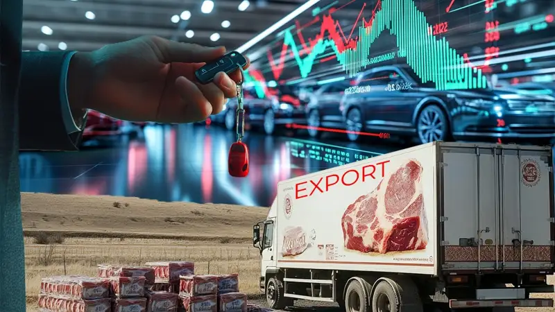 Рекордные продажи автомобилей, экспорт мяса в Армению