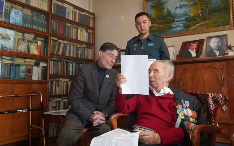 102-й день рождения отметил ветеран войны в Алматы