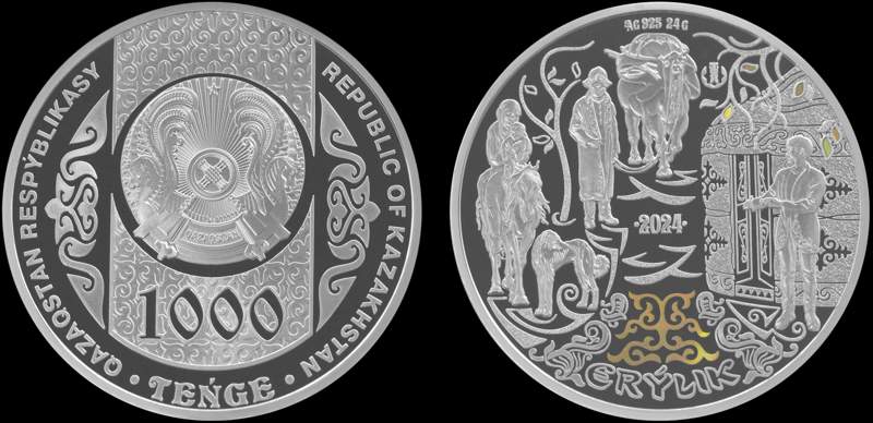 The National Bank of Kazakhstan issues new collectible coins