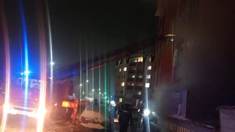 пожар в Косшы