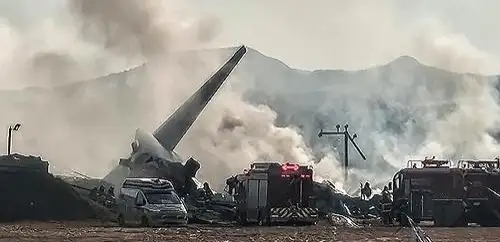Plane crash in S Korea