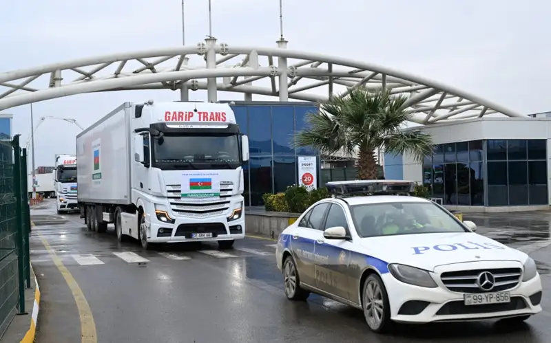 Ázerbaıjan Sırııaǵa gýmanıtarlyq kómek jiberdi