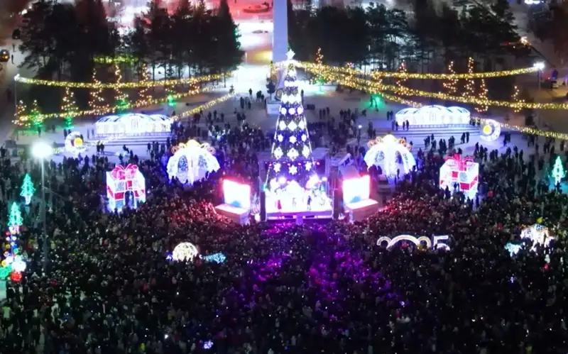 Қарағанды жаңа жылдық безендіруі