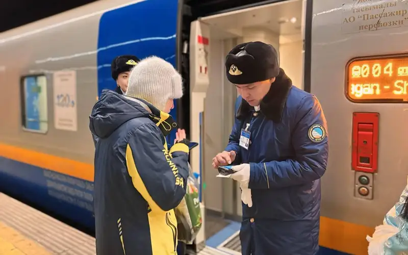 60 мың жолаушы жаңа жылды пойызда қарсы алады