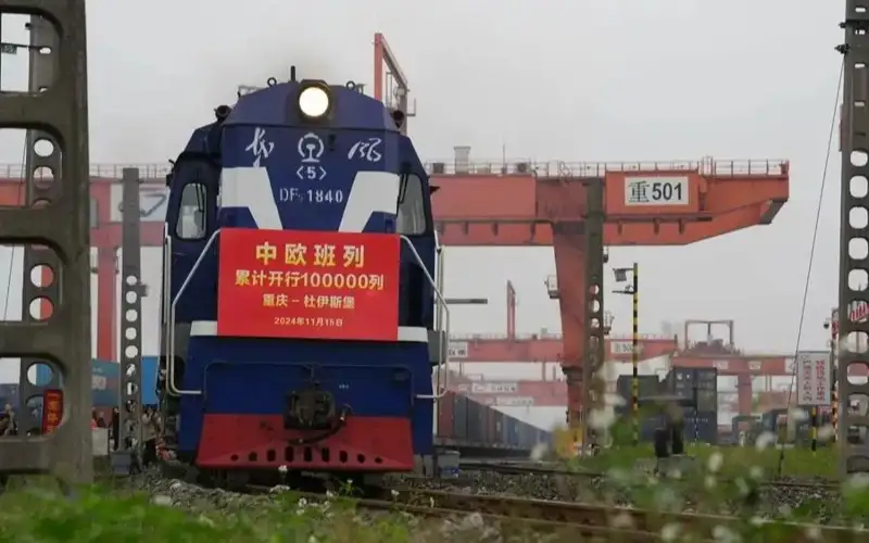 2024 жылы Қытай Еуропаға 19 мың жүк пойызын жөнелтті