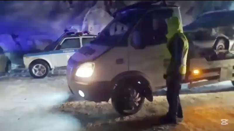 На трассе Усть-Каменогорск — Алтай развернули пункт обогрева