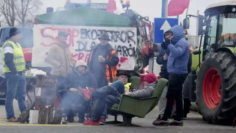 Польшада фермерлер наразылық акцияларын бастады