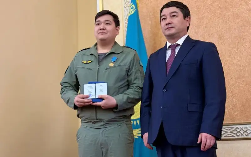 Ұшақ апаты салдарын жоюға қатысқан маңғыстаулық құтқарушылар марапатталды