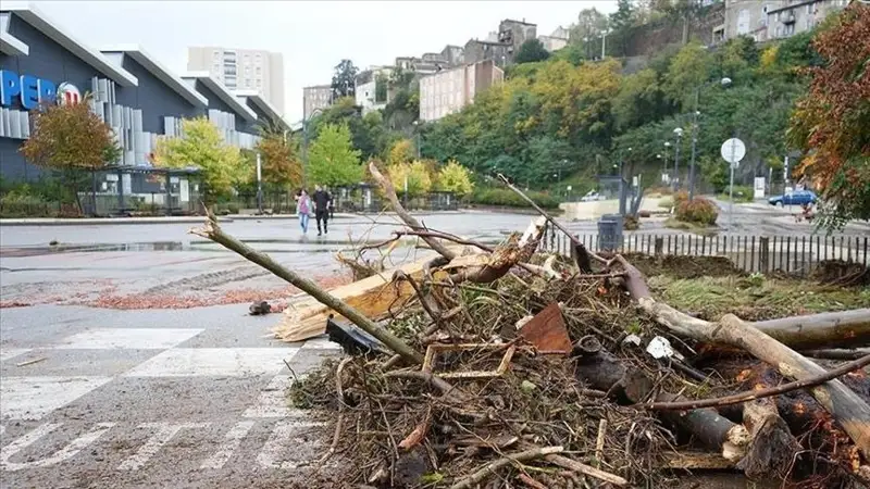 На Францию обрушился ураган «Флориан»