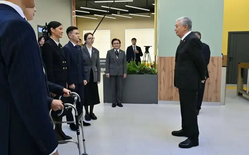 Президент Л.Н.Гумилёв номидаги Евроосиё миллий университетининг Талабалар уйига ташриф буюрди