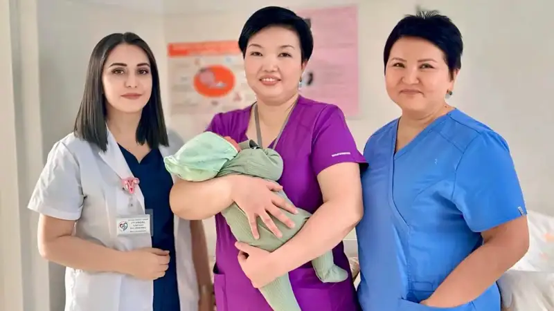 Жамбыл облысында салмағы 6 келіден асатын сәби өмірге келді