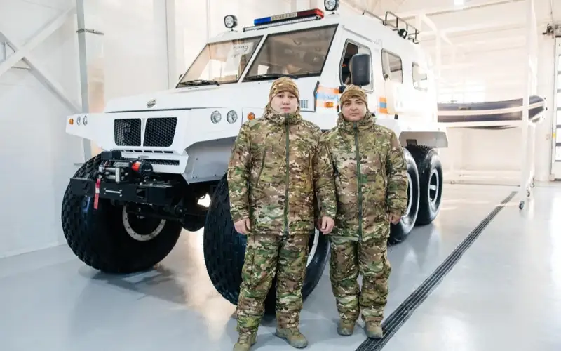 Jaıyq ózeniniń jaǵalaýynda qutqarý stansasy