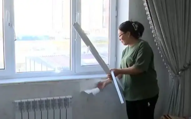 В Шымкенте многодетные семьи и инвалиды замерзают в новостройке