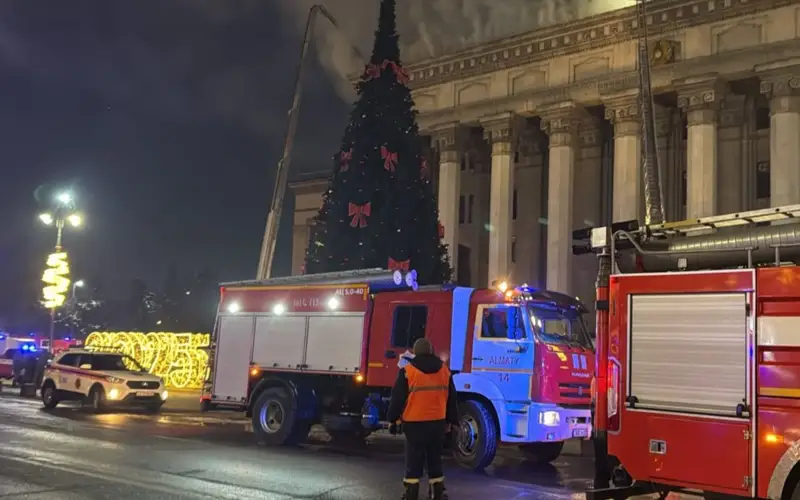 Пожар произошел в здании КБТУ в Алматы