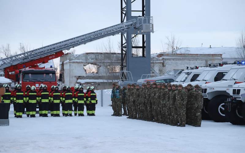 Врачи и пожарные — универсальное спасательное подразделение в Акмолинской области