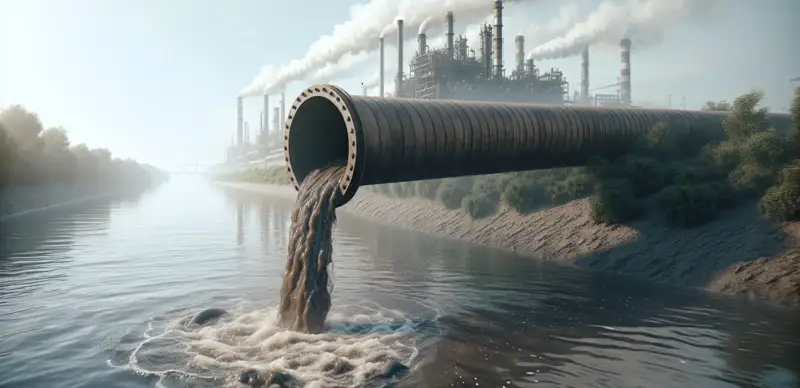 сброс сточных вод предприятия