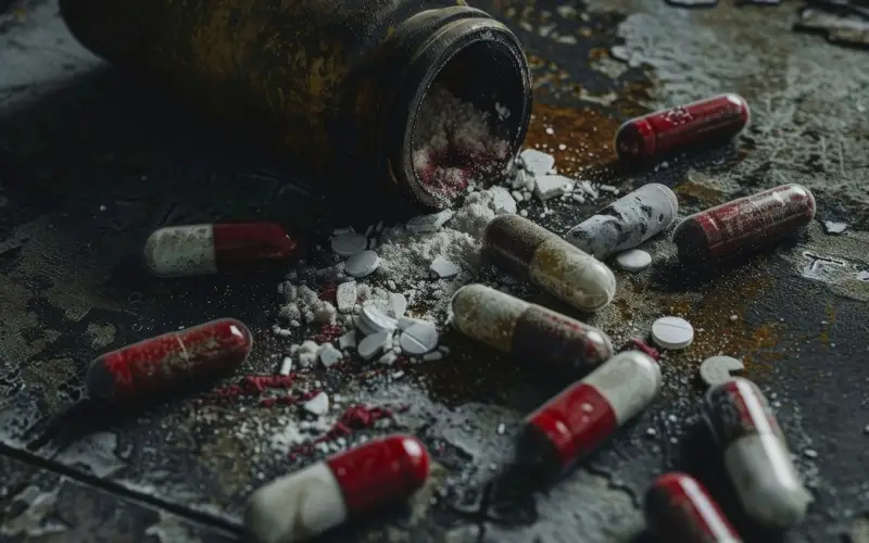 наркотики, шприцы