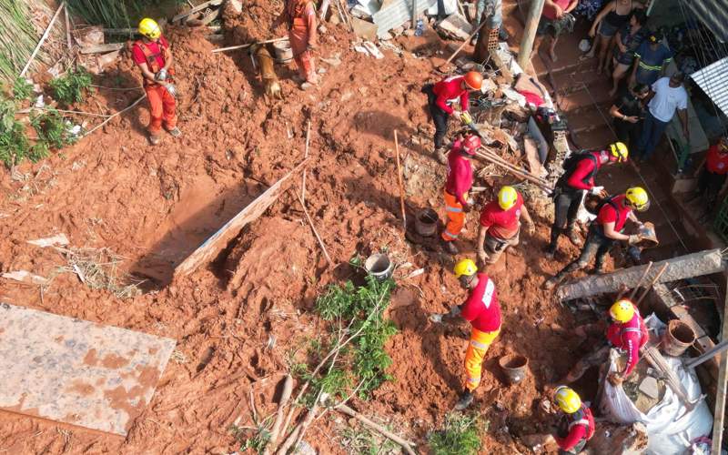 At least 10 killed in Brazil landslides