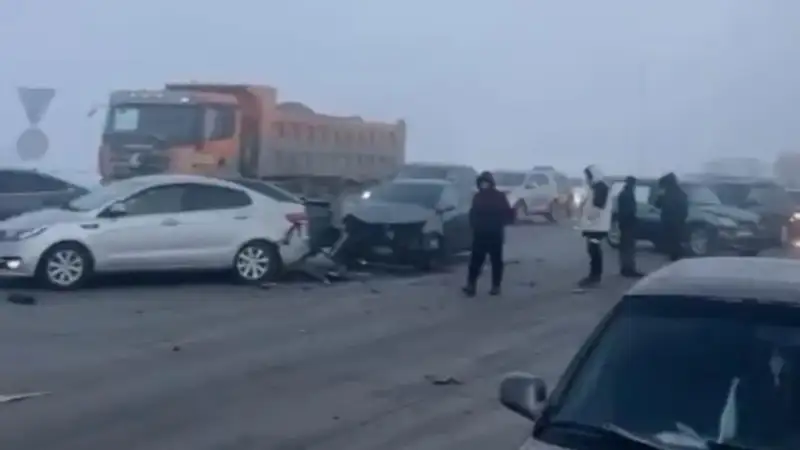 18-car pileup