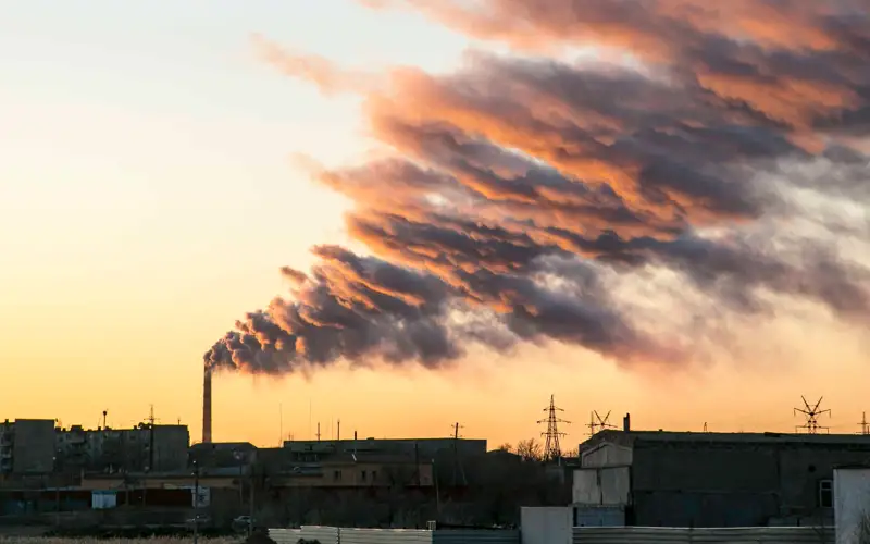 загрязненный воздух