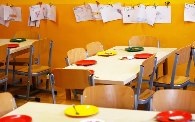 школьная столовая