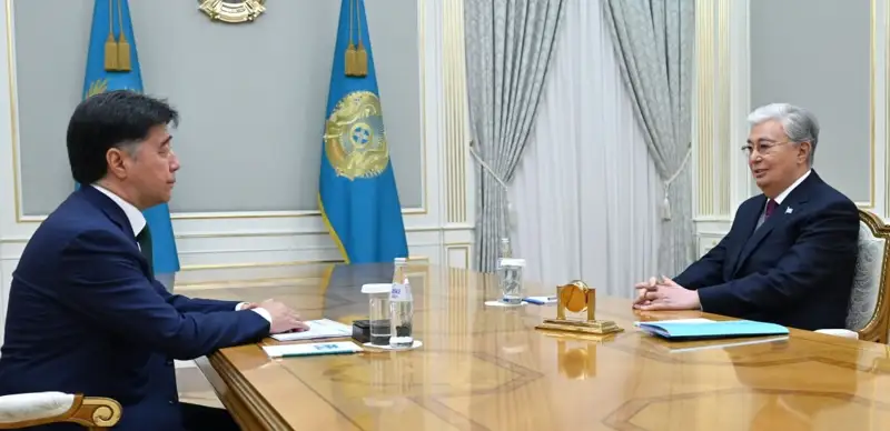 Prezıdent Astana memlekettik qyzmet haby Basqarýshy komıtetiniń tóraǵasy Álıhan Baımenovti qabyldady