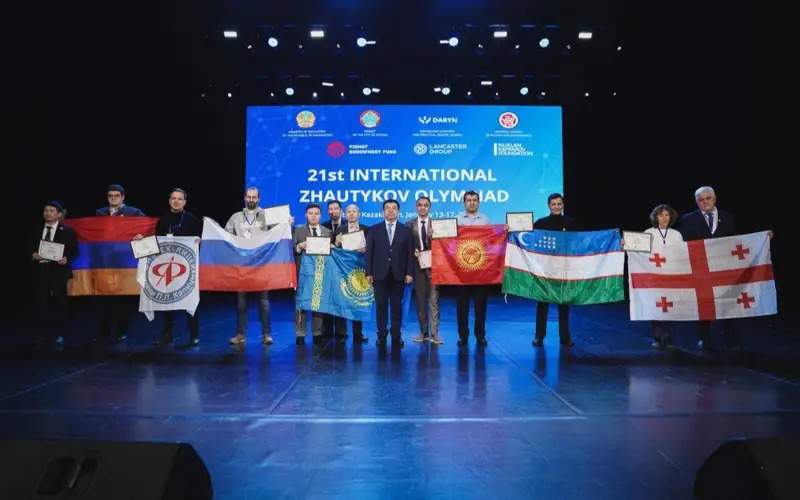 Kazakh team in Top-3 of XXI International Zhautykov Olympiad in Mathematics, Physics and Informatics