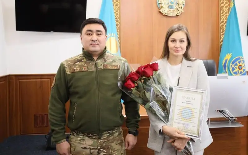 астанчанку наградили за бдительность