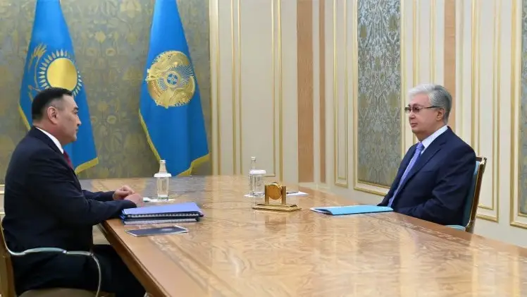  Мемлекет басшысы Ұлттық қауіпсіздік комитетінің төрағасы Ермек Сағымбаевты қабылдады