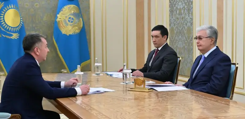 Глава государства принял министра юстиции Ерлана Сарсембаева