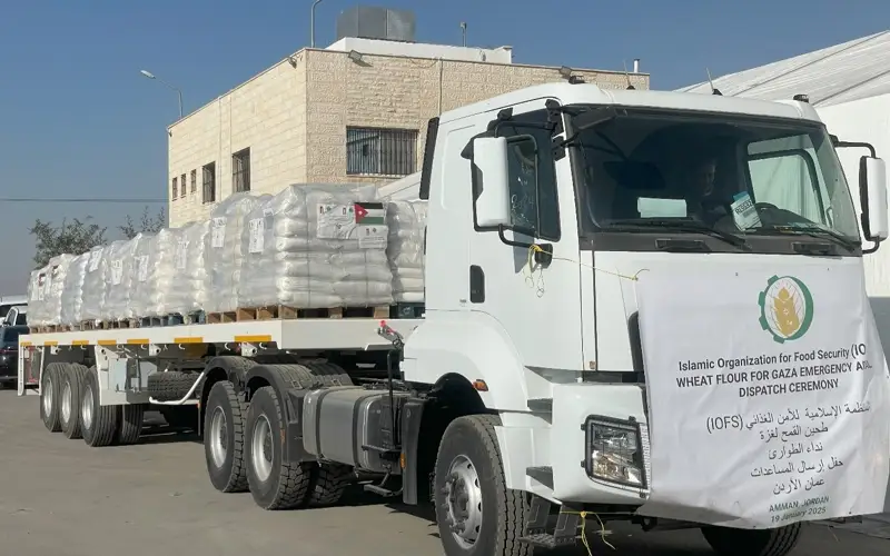 ИОПБ с участием Казахстана направила первый гуманитарный конвой в сектор Газа