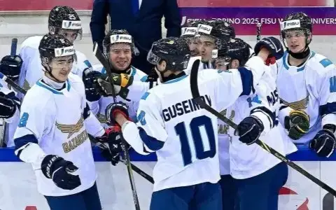 Kazakhstan’s ice hockey team’s result at Torino 2025 FISU World University Games in Italy