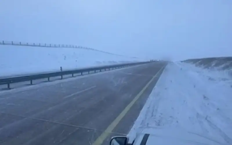 «КазАвтоЖол» обратился к водителям из-за ухудшения погоды в Акмолинской области